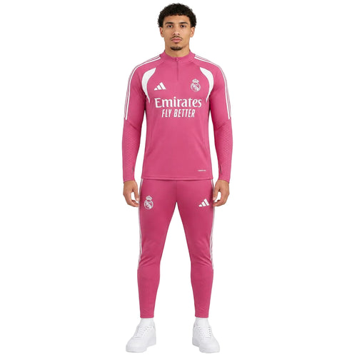 Fato de Treino Real Madrid Rosa e Branco 26/27