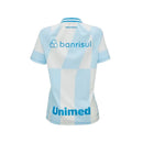 🎀 Camisola Alternativa Feminina Azul e Branca Grêmio 2026-2027