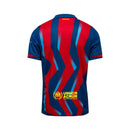 Camisola Alternativa Azul e Vermelha Barcelona 2025-2026