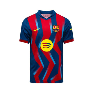 Camisola Alternativa Azul e Vermelha Barcelona - 25/26