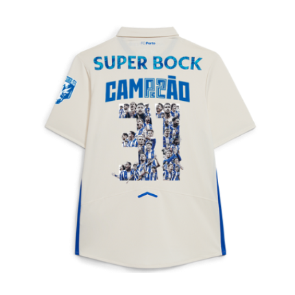 Camisola Alternativa Bege Porto - Campeão 25/26