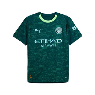 Camisola Alternativa Verde Manchester City - 25/26