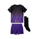 Kit Infantil Alternativo Preto e Roxo Barcelona - 26/27