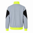 Casaco Corta-Vento Sporting CP – Cinzento, Preto e Amarelo Fluorescente Retro