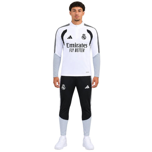 Fato de Treino Real Madrid – Branco, Preto e Cinzento 26/27