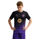 Camisola Alternativa Preto e Roxo Barcelona - 26/27