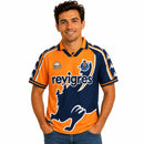 Camisola Alternativa Laranja e Azul Retro Porto 97/98