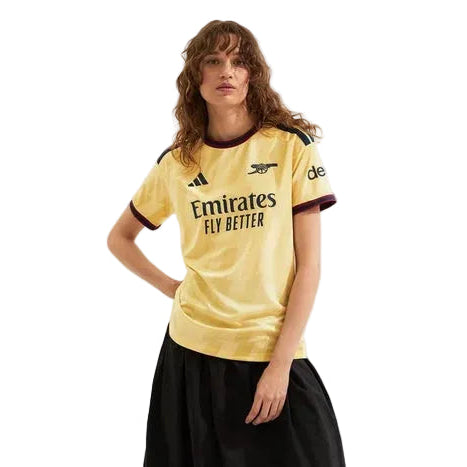 Camisola Alternativa Amarela Feminina Arsenal - 26/27