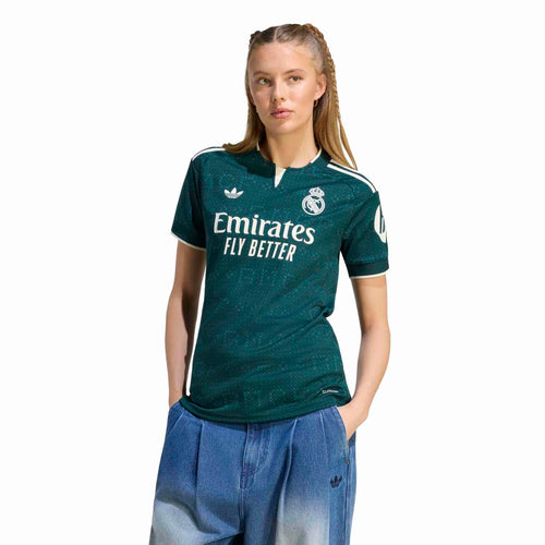 Camisola Alternativa Feminina Verde Real Madrid - 26/27