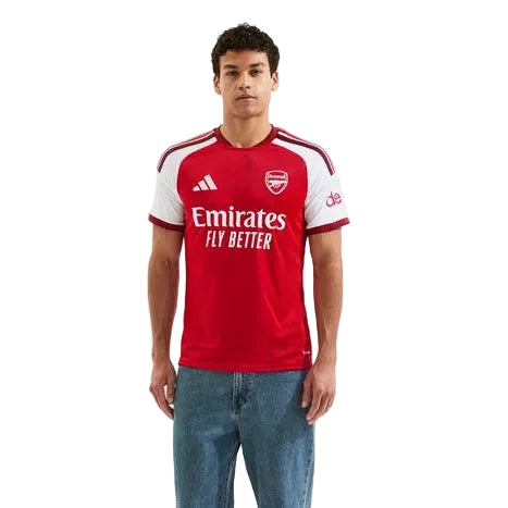 Camisola principal do Arsenal 2026/27 – fotografia de produto