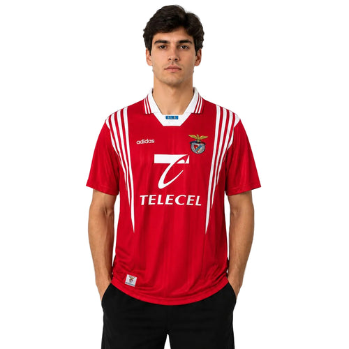 Camisola principal retro Benfica 1997/98 – fotografia de produto