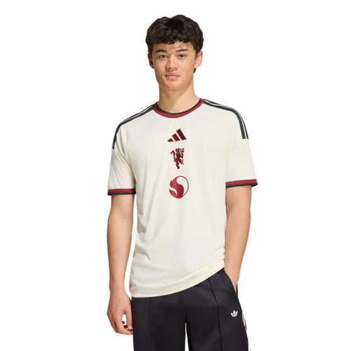 Camisola Alternativa Creme Manchester United - 26/27