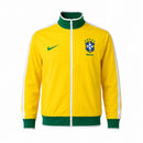 Casaco Corta-Vento Brasil – Amarelo e Verde Retro