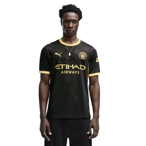 Camisola Alternativa Preta e Dourada Manchester City - 26/27